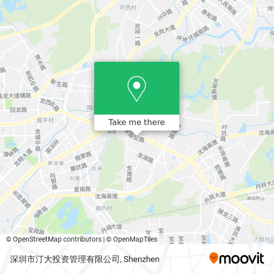深圳市汀大投资管理有限公司 map