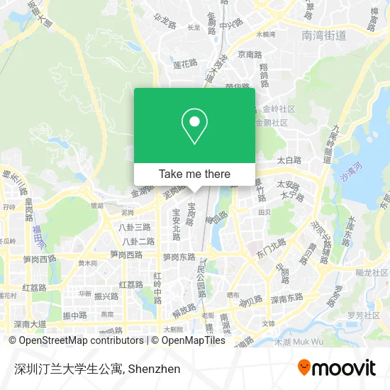 深圳汀兰大学生公寓 map