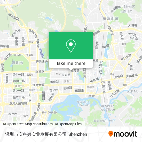 深圳市安科兴实业发展有限公司 map