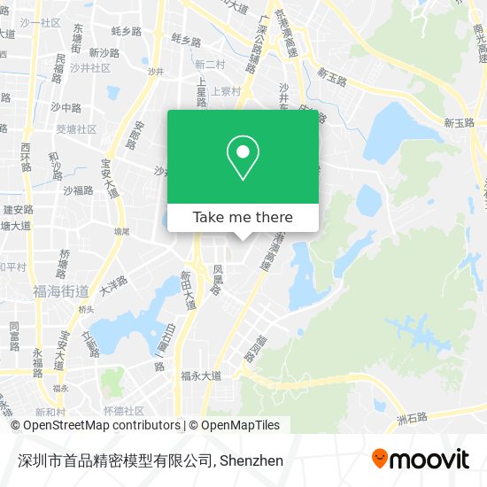 深圳市首品精密模型有限公司 map