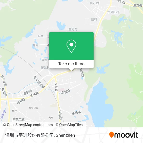 深圳市平进股份有限公司 map