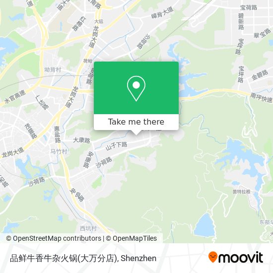 品鲜牛香牛杂火锅(大万分店) map