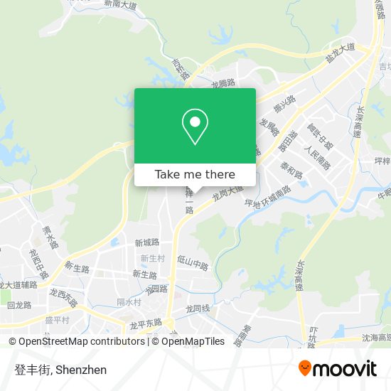 登丰街 map