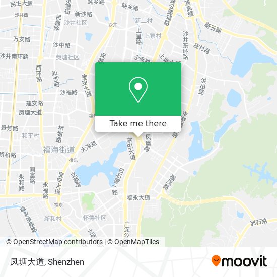 凤塘大道 map