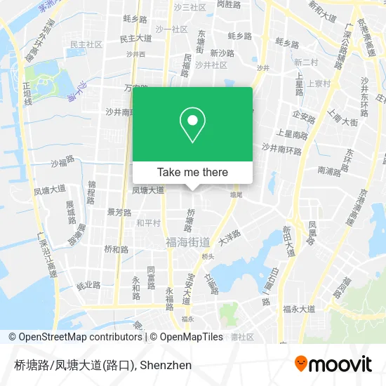 桥塘路/凤塘大道(路口) map