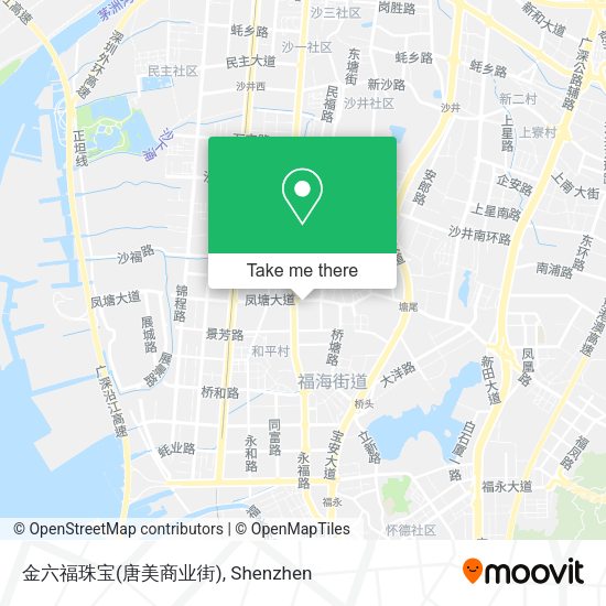 金六福珠宝(唐美商业街) map