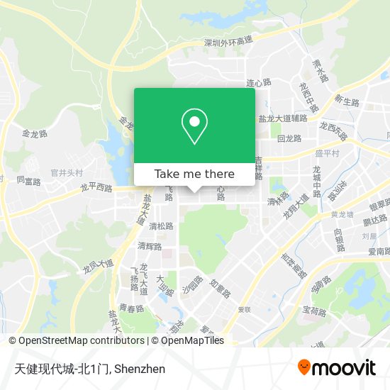 天健现代城-北1门 map