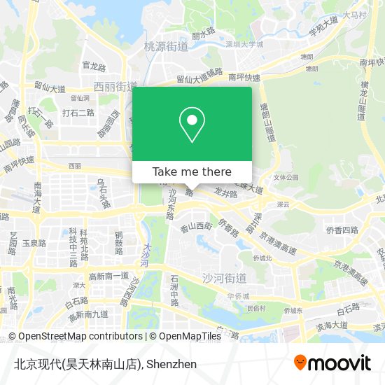北京现代(昊天林南山店) map