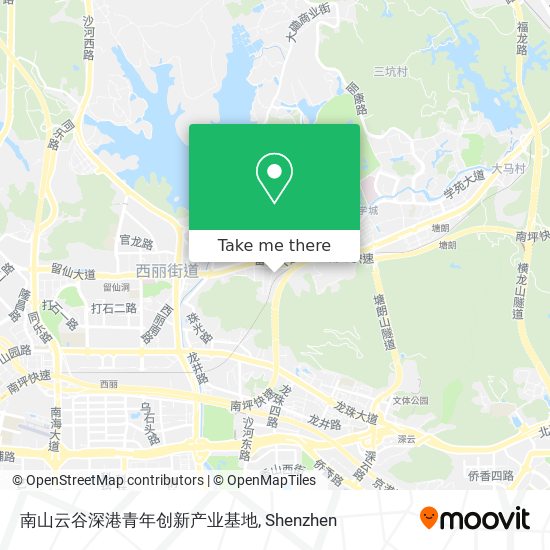 南山云谷深港青年创新产业基地 map
