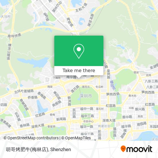 胡哥烤肥牛(梅林店) map
