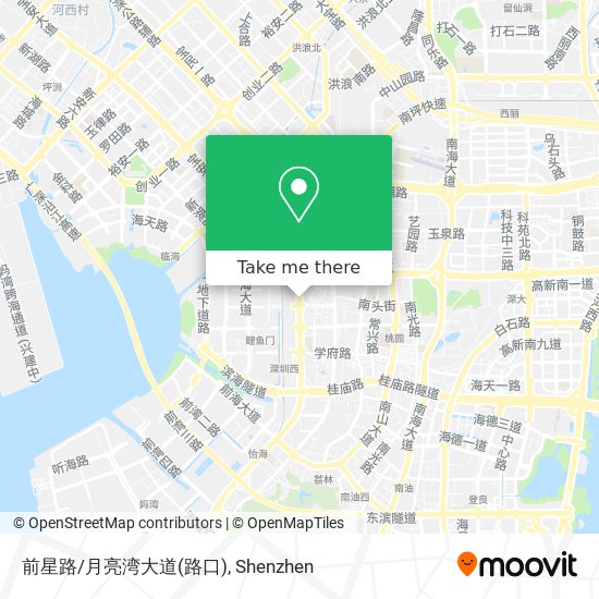 前星路/月亮湾大道(路口) map