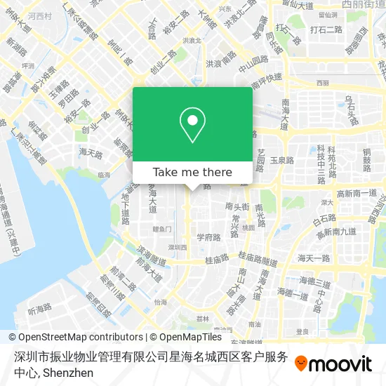 深圳市振业物业管理有限公司星海名城西区客户服务中心 map