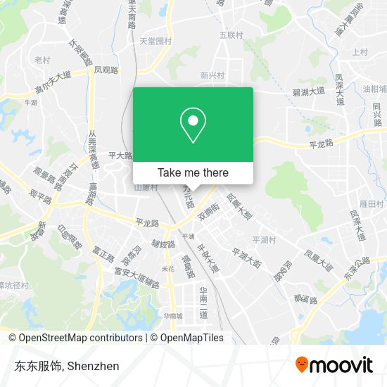 东东服饰 map