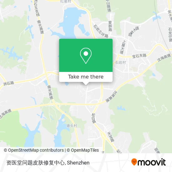 资医堂问题皮肤修复中心 map
