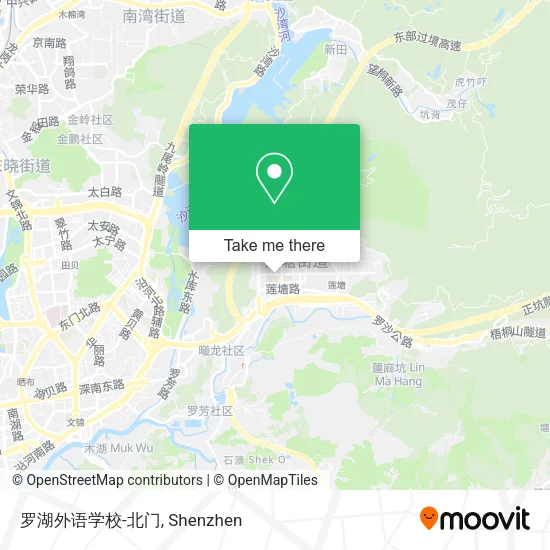 罗湖外语学校-北门 map