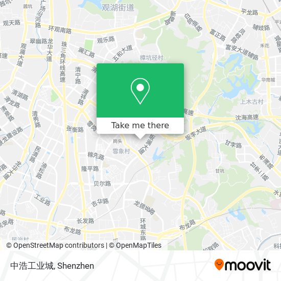 中浩工业城 map