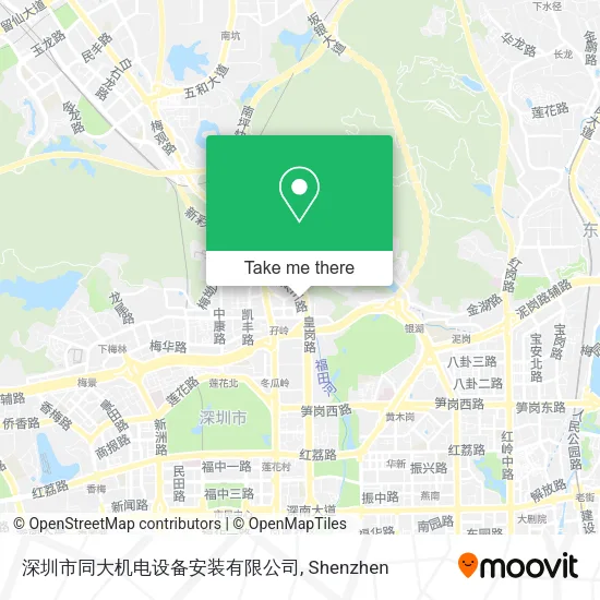 深圳市同大机电设备安装有限公司 map