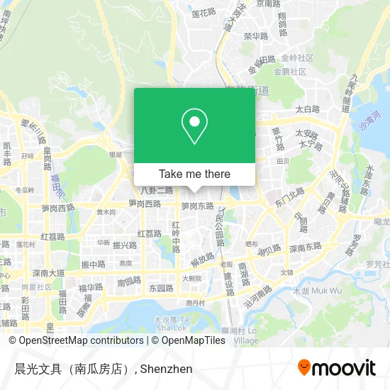 晨光文具（南瓜房店） map