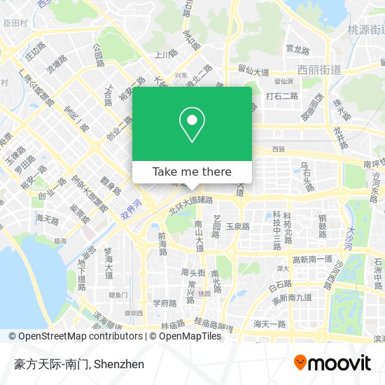 豪方天际-南门 map