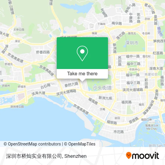 深圳市桥灿实业有限公司 map