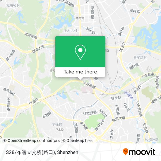 S28/布澜立交桥(路口) map