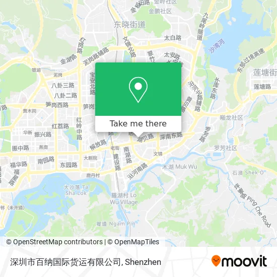 深圳市百纳国际货运有限公司 map