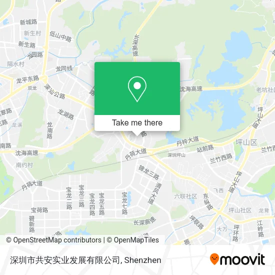 深圳市共安实业发展有限公司 map