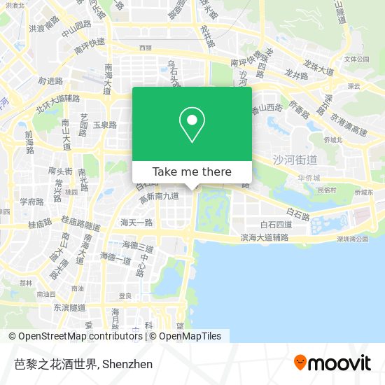 How To Get To 芭黎之花酒世界in 南山区by Bus Or Metro