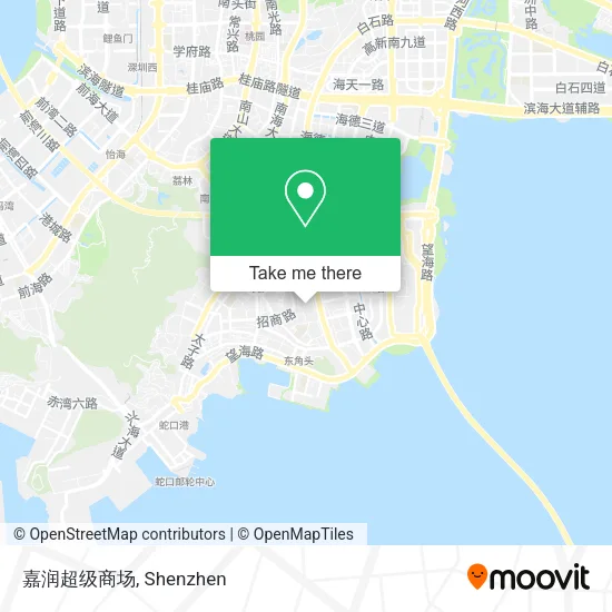 嘉润超级商场 map