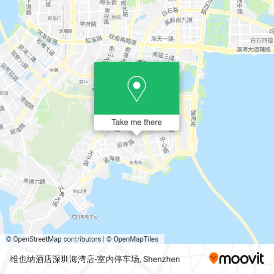 维也纳酒店深圳海湾店-室内停车场 map