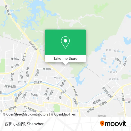 西田小卖部 map