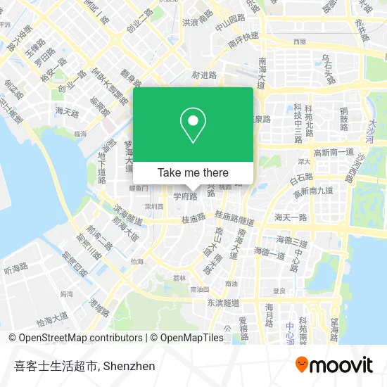 喜客士生活超市 map