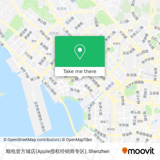 顺电壹方城店(Apple授权经销商专区) map