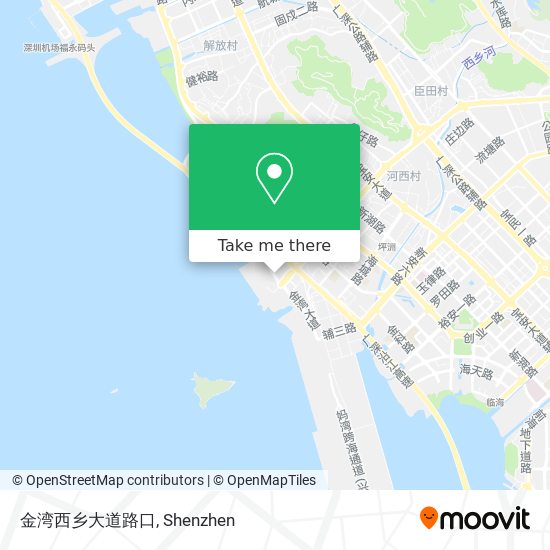 金湾西乡大道路口 map