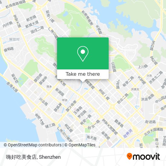 嗨好吃美食店 map