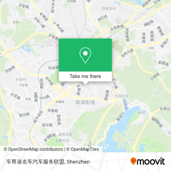 车尊港名车汽车服务联盟 map