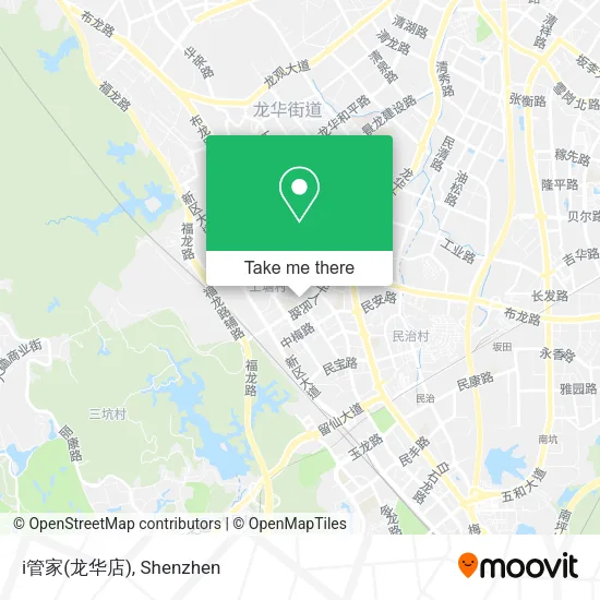 i管家(龙华店) map