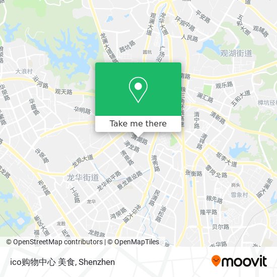 ico购物中心 美食 map