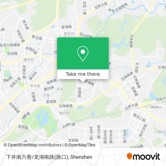 下井南六巷/龙湖南路(路口) map