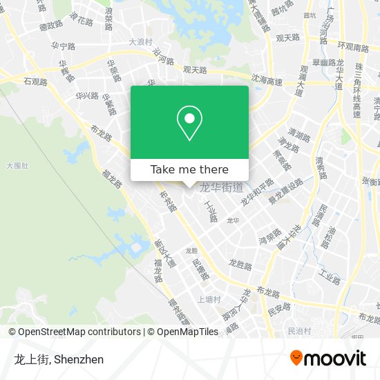 龙上街 map