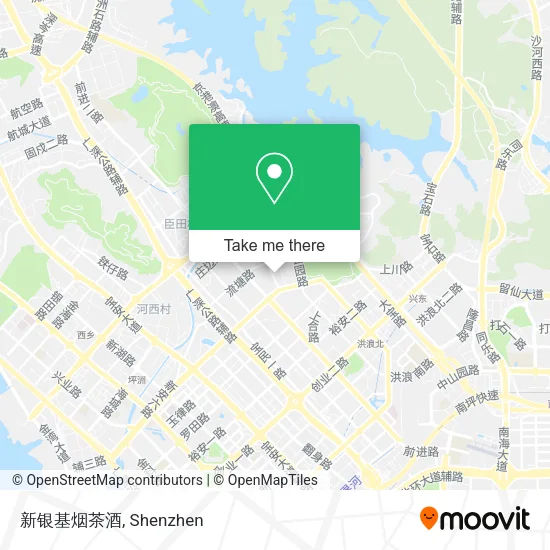 新银基烟茶酒 map