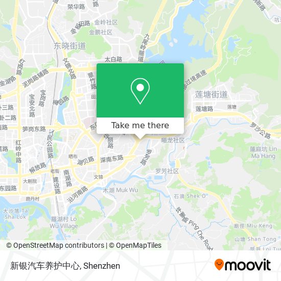 新银汽车养护中心 map
