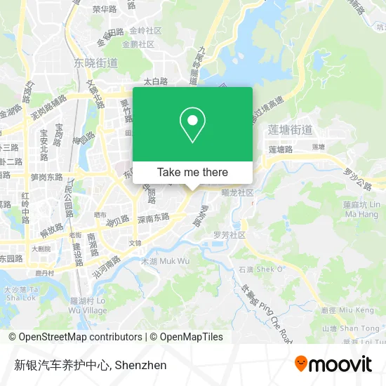新银汽车养护中心 map