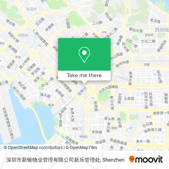 深圳市新银物业管理有限公司新乐管理处 map