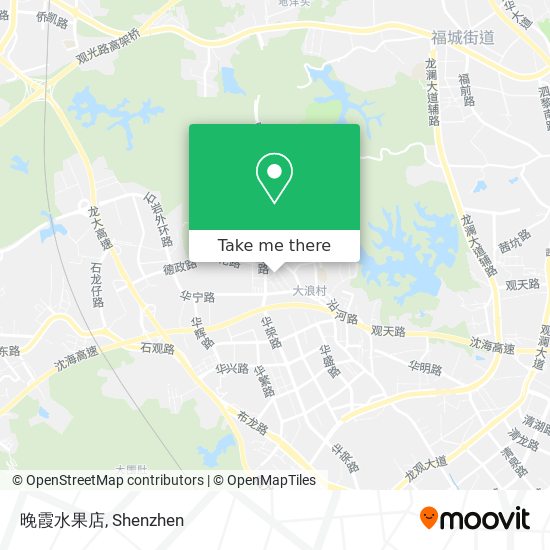 晚霞水果店 map