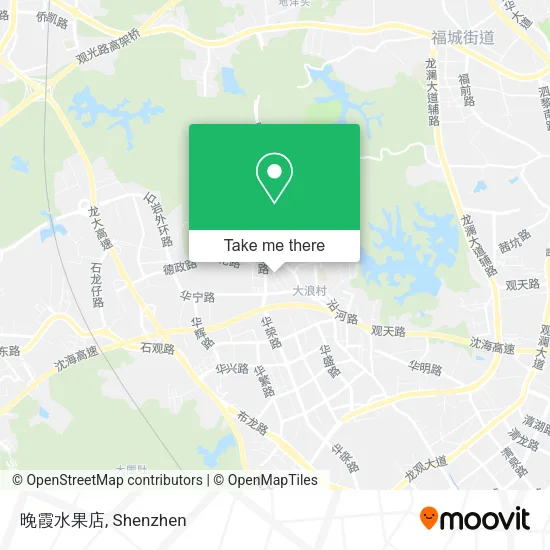 晚霞水果店 map