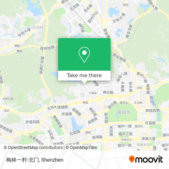 梅林一村-北门 map