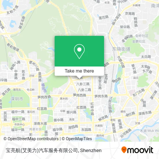 宝亮航(艾美力)汽车服务有限公司 map
