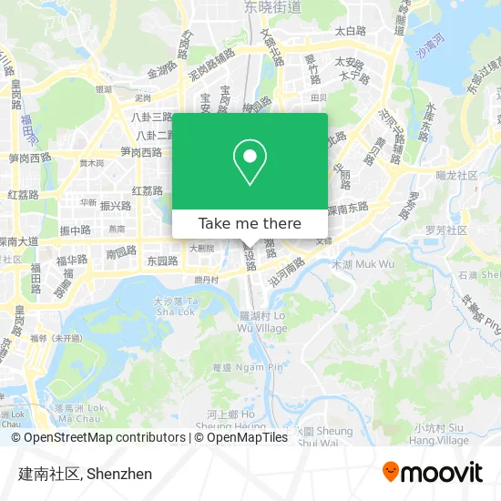 建南社区 map
