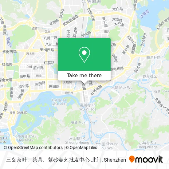 三岛茶叶、茶具、紫砂壶艺批发中心-北门 map